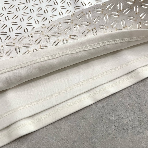 BAILEY 44 laser cut faux leather top - Picture 4 of 7